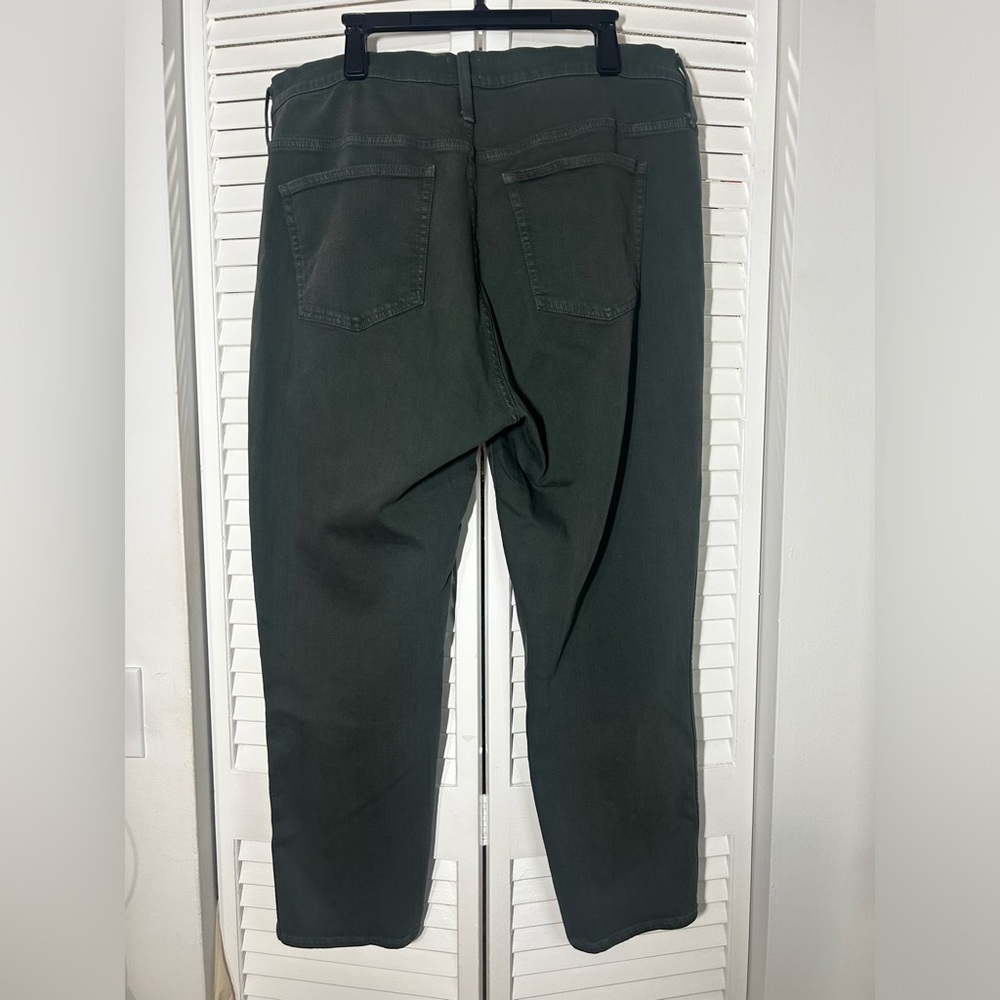 J.Crew Vintage Straight Jeans in Garment Fall Green Dyed Denim Womens Size 35 - Picture 8 of 16